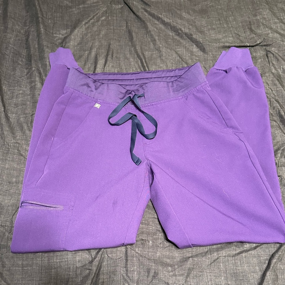 limited edition figs Zamora joggers digital purple
